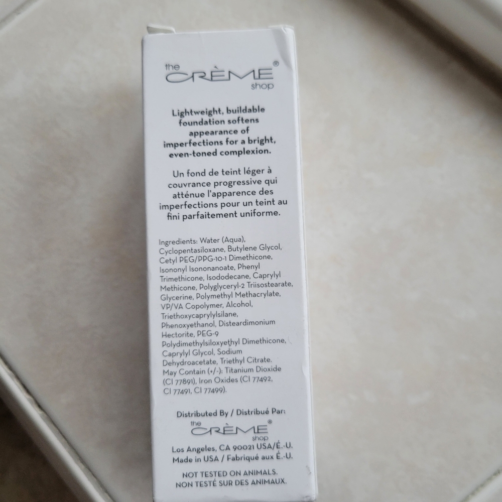 The Creme Shop Match Made Luminous Liquid Foundation Shade 12 New - Picture 5 of 10